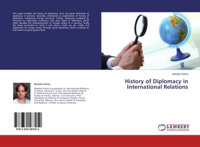 Produktbild von History of Diplomacy in International Relations