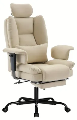 Imagen del producto de Silla de oficina - Silla ergonómica - Silla giratoria - Silla de trabajo - Asiento de espuma viscoelástica