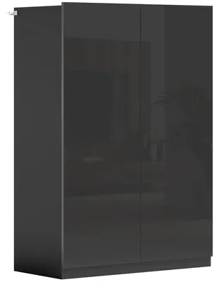 Produktbild von 5-stufiger Schuhschrank für 20 Paar Schuhe, verstellbare Regale, für Eingangsbereich, Flur, Schwarz