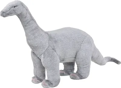 Obrázek produktu pro Stojící plyšová hračka dinosaurus brachiosaurus šedý XXL