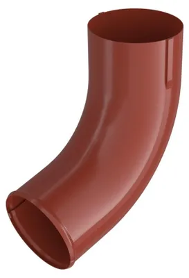Immagine prodotto di BRYZA Gomito di uscita zincato Ø 100 mm, rosso mattone RAL 8004
