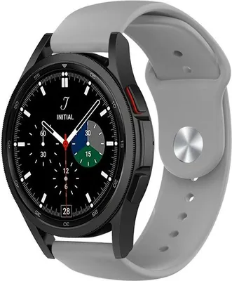 Produktbild von Strap-it Samsung Galaxy Watch 4 Classic 42mm Sportarmband (Grau)