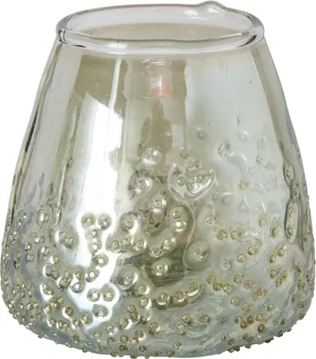 Produktbild von Windlicht Claysi gold H10cm irisierendes Glas Kerzen-Ständer Teelicht-Halter