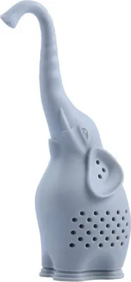 Immagine prodotto di Infusore per tè in silicone - Forma di elefante - Filtro riutilizzabile per bustine di tè sfuso - Colino per foglie di tè