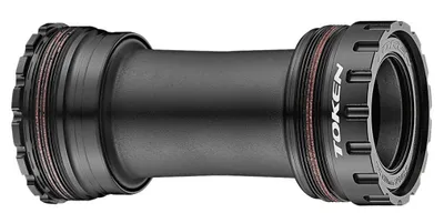Produktbild von TOKEN BB47A386 Innenlager T47 Asymmetric – BB386/BB392 30mm Kurbel, Premium Lager, Schwarz