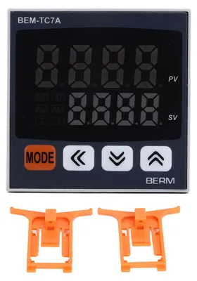 Zdjęcie produktu dla Regulator temperatury PID z wyświetlaczem cyfrowym 72 x 72 mm, inteligentny termostat, zasilanie 100–240 V AC