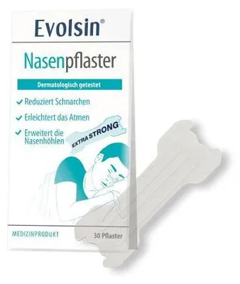 Obrázok produktu pre Evolsin nosové náplasti extra silné transparentné 30 ks