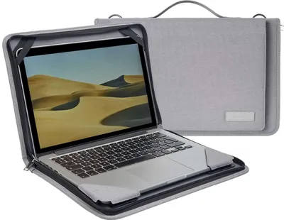 Produktbild von Graue Laptoptasche für 15,6-Zoll-Laptops