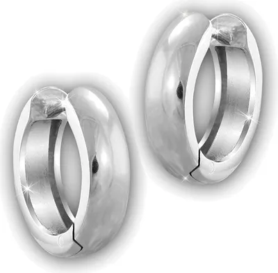 Produktbild von SilberDream Ohrringe 15mm Damen ECHT 925 Silber Creolen SDO4299J