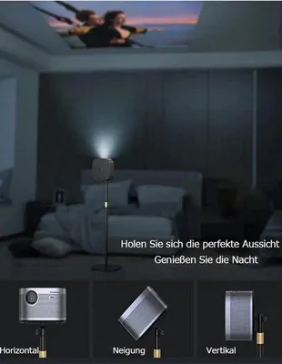 Produktbild von Famanu Beamerstandaard 360° drehbar - Höhenverstellbar von 80 bis 120 cm
