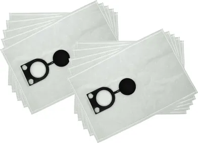 Produktbild von vhbw 10x Staubbeutel kompatibel mit Bosch GAS 35, GAS 35 AFC, GAS 35 L, GAS 35 M, GAS 35 SFC+ Staubsauger - 33,5cm x 27cm Weiß