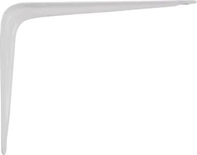 Image de Console étagère Blanche Support Mural Robuste Verni Blanc - Vormann