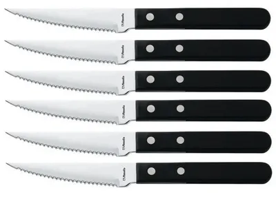 Obrázok produktu pre Amefa Pizza/Steak Messenset 6-delig Zwart