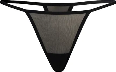 Zdjęcie produktu dla Teyli Mesh Tanga Paski Damskie 377 czarny XXL