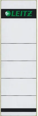 Produktbild von Ordnerrückenschilder 61x191mm selbstklebend grau VE=10x100 Stück