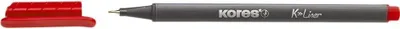 Produktbild von Kores Fineliner "K Liner" Strichstärke: 0,4 mm rot