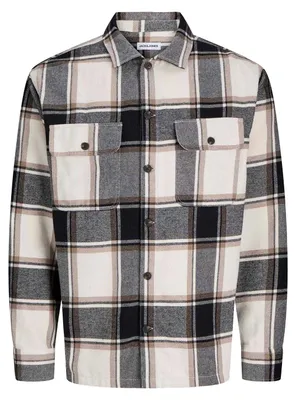 Produktbild von Jack And Jones - Hemdjacke für Herren GT20148 (M) (Geschirr)