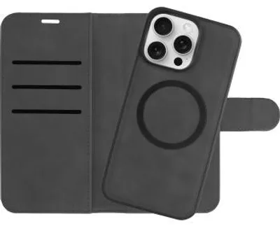 Immagine prodotto di Just-in-Case Just in Case UitneembarePoliuretanoLeather Book Case Black Apple iPhone 15 Pro Max