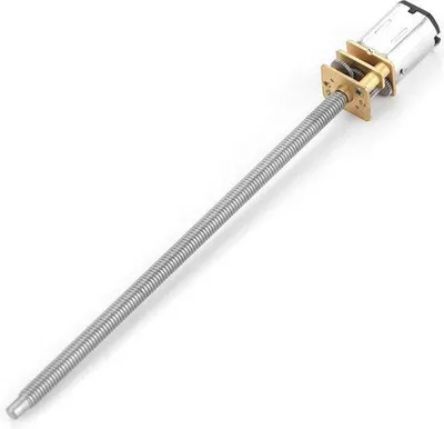 Immagine prodotto di Motore elettrico da 12 V per la riduzione della velocità - Cacciavite lungo M4 x 100 mm - 60 giri al minuto