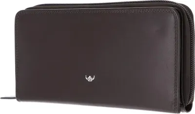 Imagen del producto de Golden Head Cuero monedero Polo RFID Protect RV-Damenbörse 2803 Dunkelbraun marrón oscuro