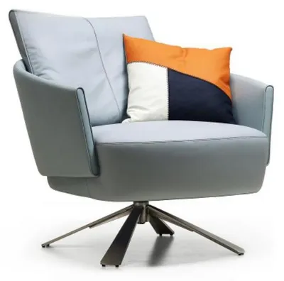 Produktbild von Sessel Polstermöbel Designer Moderner Wohnzimmer Drehstuhl Textil