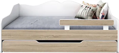 Immagine prodotto di BDW letto per bambini 2 piani di sdraio, letto per ragazzi 2 materassi, rovere Sonoma, 160x80