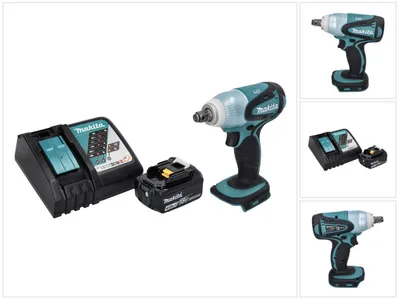 Obrázek produktu pro Akumulátorový rázový utahovák Makita DTW 251 RM1 18 V 230 Nm 1/2" + 1x akumulátor 4,0 Ah + nabíječka