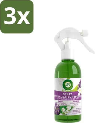 Image de Air Wick – Spray d'ambiance – Active Fresh Lavande & Lys – 237 ml - Pack économique - 3 pièces