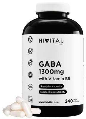 Zdjęcie produktu dla GABA 1300 mg | 240 wegańskich kapsułek
