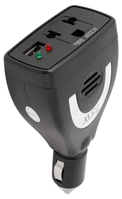 Obrázek produktu pro Měnič napětí, USB nabíječka - 75W, DC 12V na AC 220V