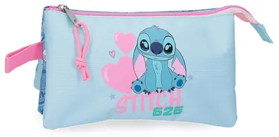Immagine prodotto di Astuccio triplo Disney Stitch Hearts