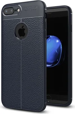 Produktbild von Handy Hülle Schutz Case für Apple iPhone 7 Plus Cover Rahmen Etui Blau