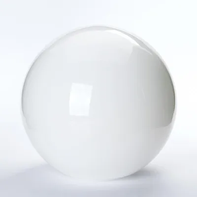 Produktbild von Ersatzglas Glaskugel als Lampenschirm (Ø 300 mm) mit Loch (Ø 120 mm) Lampenglas Glasschirm Opal glänzend