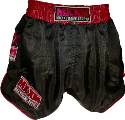 Produktbild von Maxxtreme TS Kickboxshorts - Rot/Schwarz - Größe L - SijbersSport - Maxxtreme - Kickboxen Shorts aus 100% Polyester – XXL / Zwart