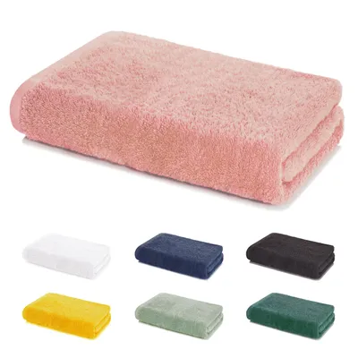 Produktbild von Lavea® Mexico Saunahandtuch 80x200 cm, für Damen und Herren – Saunatuch aus 100% Baumwolle, Walkfrottier 500 g/m², saugstark - Altrosa