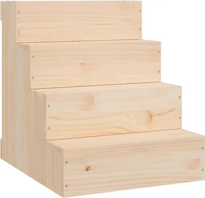 Obrázek produktu pro vidaXL Schody pro domácí mazlíčky 40x49x47 cm borovicový masiv