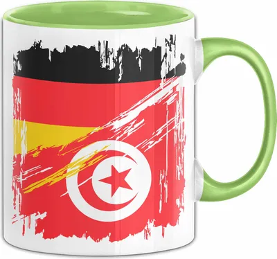 Produktbild von Türkei Deutschland Flagge Halb Deutscher Halb Türke Fußball Germany 2024 Europa Turkey (Grün)