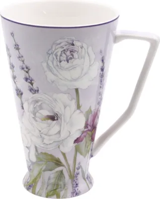 Obrázok produktu pre HOME ELEMENTS Porcelánový hrnček 500 ml, Levanduľa