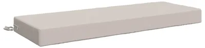 Imagen del producto de Cojín para asiento SOEST, 100% poliéster, blanco, 120 x 40 x 10 cm