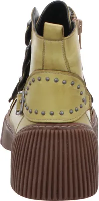 Produktbild von Gemini Damen Stiefeletten Schnallenboot Reißverschluss 033105-02, Größe:40 EU, Farbe:Grün