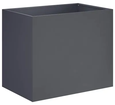 Immagine prodotto di vidaXL Vaso da giardino antracite, 50 x 40 x 50 cm