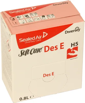 Produktbild von 6x Soft Care Des E, VAH-gelistetes, gelförmiges Händedesinfektionsmittel | Kartusche (800 ml)