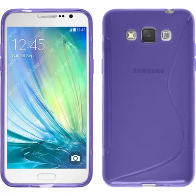 Produktbild von PhoneNatic Case kompatibel mit Samsung Galaxy Grand 3 - lila Silikon Hülle S-Style + 2 Schutzfolien