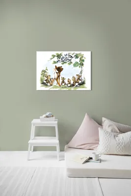 Obrázek produktu pro Bami | Bambi a přátelé nástěnné plátno 50x70 cm
