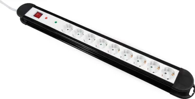 Zdjęcie produktu dla listwa 9-stykowa McPower "KL-09", zabezpieczenie przeciwprzepięciowe, przewód zasilający 1,4m