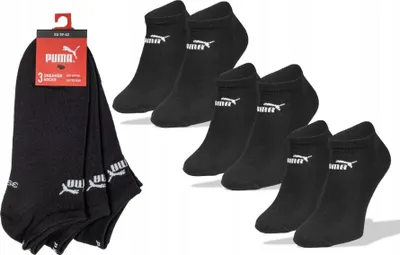 Produktbild von Y7574 PUMA 3er-Pack Knöchelsocken Schwarz Puma Socken Schwarz Größe 39-42