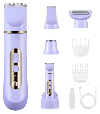 Obrázek produktu pro Elektrický holicí strojek pro ženy, holicí strojek, elektrický, 4 v 1, dámský