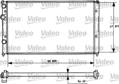 Produktbild von VALEO Kühler, Motorkühlung  731268