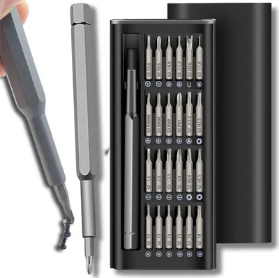 Produktbild von 25-in-1 Präzisionsschraubendreher, Koffer, Set, Schraubendreher, TORX-Bits