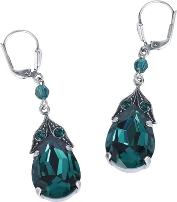 Produktbild von Krikor Ohrring Damen Scarabeus Green silberfarben Standard